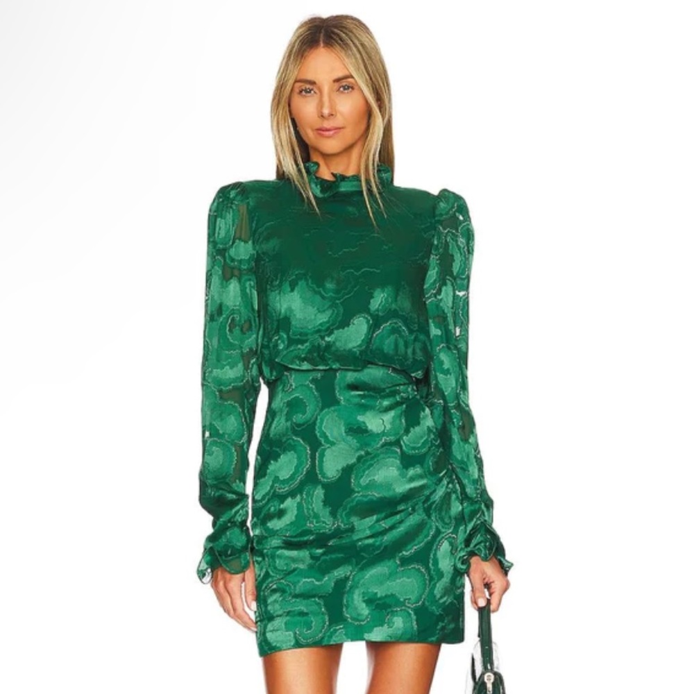 SALONI Rina B Dress in Green Size US 0
